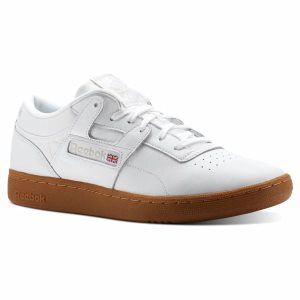 Adidasy Męskie Reebok Club Workout Białe/Szare PL 21IWAEK